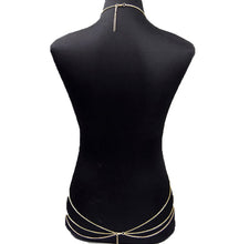Load image into Gallery viewer, Hot Silver Body Chain for Women and Girls Bikini Beach Belly Waist Chain Necklace Harness Sexy Crossover Body Belly Chains
