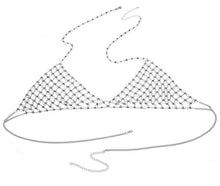 Load image into Gallery viewer, Sexy Crystal Rhinestones Fashion Body Jewelry Bralette Chain Beach summer jewellry