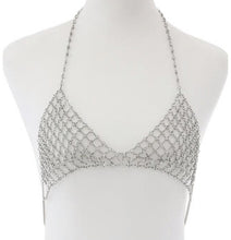 Load image into Gallery viewer, Sexy Crystal Rhinestones Fashion Body Jewelry Bralette Chain Beach summer jewellry