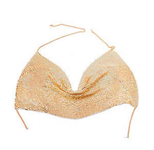 Summer Bikini Bra Accessories  Beach Party Body Jewelry, Sexy Chain Bra Necklace