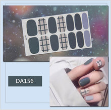Load image into Gallery viewer, Full Nail Art Polish Stickers Strips Self-Ashesive With Nail File