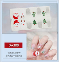 Load image into Gallery viewer, Full Nail Art Polish Stickers Strips Self-Ashesive With Nail File