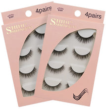 Load image into Gallery viewer, Handmade Falses Eye Lashes, 3D Mink Eyelashes, Falses Eyelashes, Face Eyelashes, Mink False Lashes Set for Natural Look with Eyelashes Clip (G101)