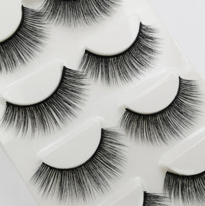Handmade Falses Eye Lashes, 3D Mink Eyelashes, Falses Eyelashes, Face Eyelashes, Mink False Lashes Set for Natural Look with Eyelashes Clip (G103)