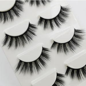Handmade Falses Eye Lashes, 3D Mink Eyelashes, Falses Eyelashes, Face Eyelashes, Mink False Lashes Set for Natural Look with Eyelashes Clip (G107)