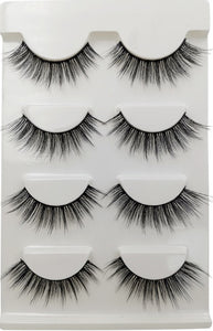 Handmade Falses Eye Lashes, 3D Mink Eyelashes, Falses Eyelashes, Face Eyelashes, Mink False Lashes Set for Natural Look with Eyelashes Clip (G108)