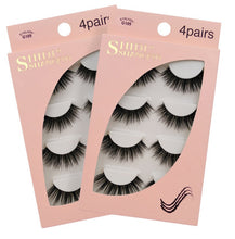 Load image into Gallery viewer, Handmade Falses Eye Lashes, 3D Mink Eyelashes, Falses Eyelashes, Face Eyelashes, Mink False Lashes Set for Natural Look with Eyelashes Clip (G109)
