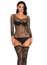Load image into Gallery viewer, Diamond Body Stocking Teddy