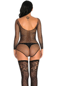 Diamond Body Stocking Teddy