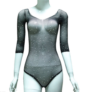 Diamond Body Stocking Teddy