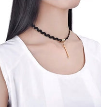 Load image into Gallery viewer, New Fashion  Black Velvet Choker Necklaces  for Women Girls