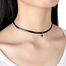 Load image into Gallery viewer, Black  hoker Necklace Gothic Punk Stretch Velvet Pendant Women Collar Jewelry Chocker Necklaces New