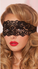 Load image into Gallery viewer, Black Lace Eye Mask