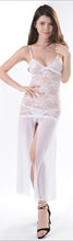 Load image into Gallery viewer, White Elegant Lace Night Dress