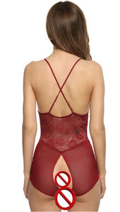 Heartstrings Red Lace Teddy