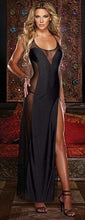 Load image into Gallery viewer, Black Lace Night Long Dress
