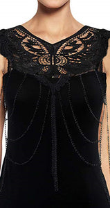 Necklaces Pendants, Blace Lace Flower Sexy Bodychains,  Beach Party Jewelry, Body Chain Bikini