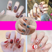 Load image into Gallery viewer, Full Nail Art Polish Stickers Strips Self-Ashesive With Nail File