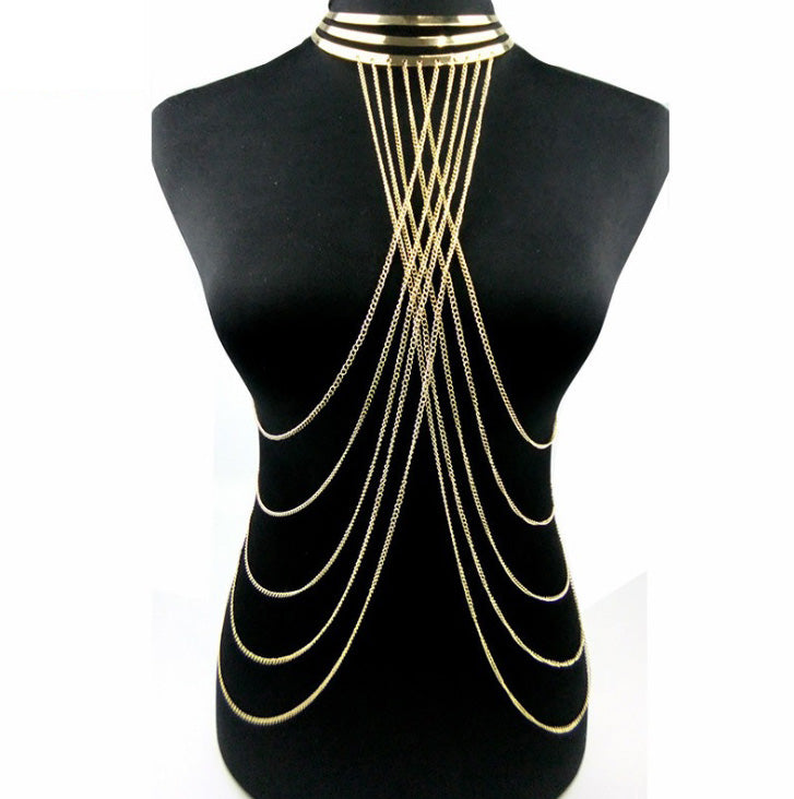 Incite New Fashion  Body Chain  Choker Necklace Chains, Sexy Beach Body Jewelry for Women and Girls , Gift for Women and Girls