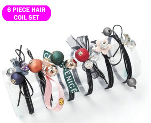 New Fashion Hair Ties Ponytail Holder Elastics No Crease for Hair(X6084)